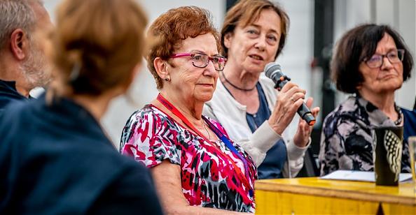 Debata „Ostatni dzwonek” podczas Malta Festival Poznań 2019: Laura Paluszkiewicz, Małgorzata Dziewulska, Krystyna Starczewska / fot. Maciej Zakrzewski
